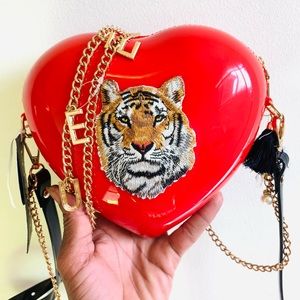 Red heart shaped Bag